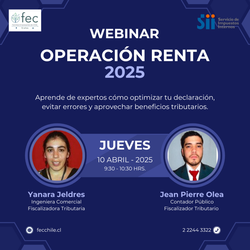 Webinar: “Operación Renta 2025”